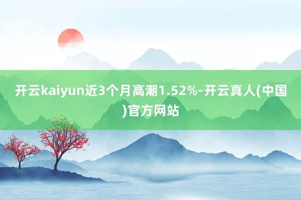 开云kaiyun近3个月高潮1.52%-开云真人(中国)官方网站